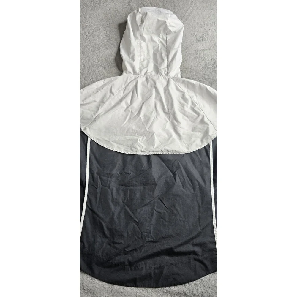 NIKE Sportswear Windrunner Jacket Women's Medium Black White Lightweight Running